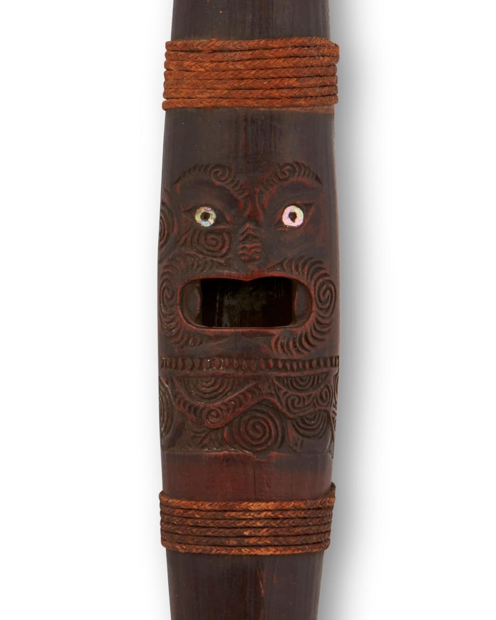 A MAORI PUTORINO WOODEN WIND 2ee72b