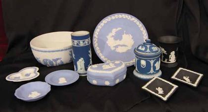 11 piece group of  Wedgwood Jasperware