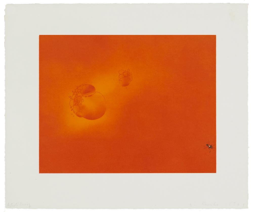 EDWARD RUSCHA (B. 1937), "BOILING