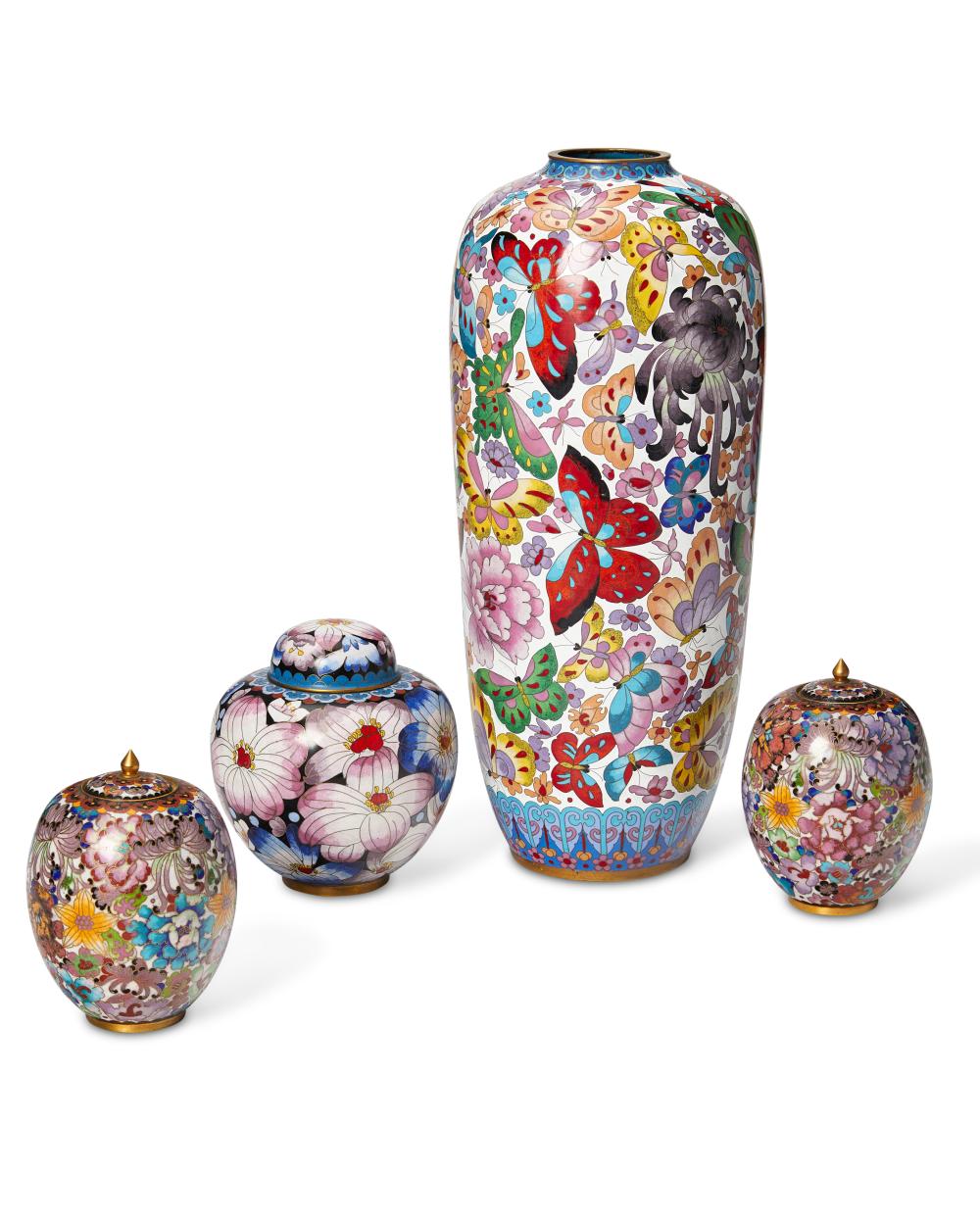 A GROUP OF CHINESE JINGFA CLOISONNE 2ee7ce