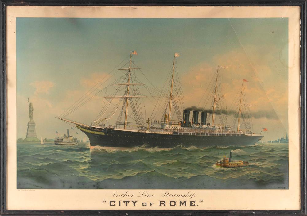  ANCHOR LINE STEAMSHIP CITY OF 2f0f4f