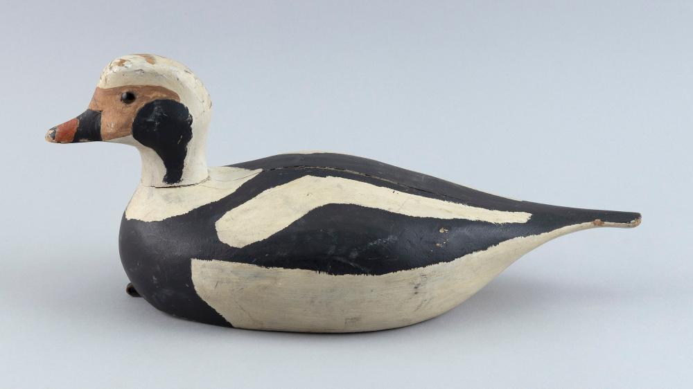 MASSACHUSETTS OLDSQUAW DRAKE DECOY