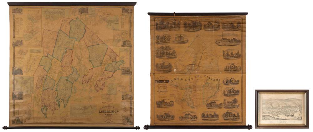 THREE MAPS OF MAINE 19TH CENTURYTHREE 2f101a