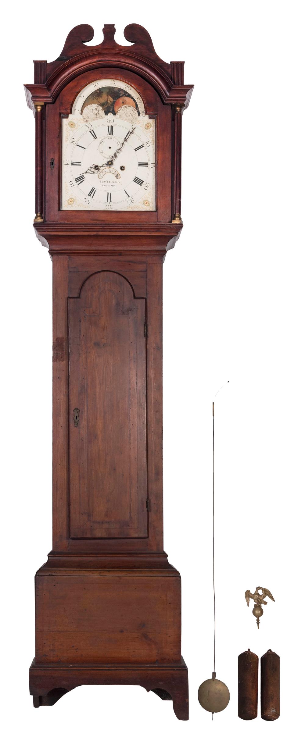 CHARLES GORHAM TALL-CASE CLOCK