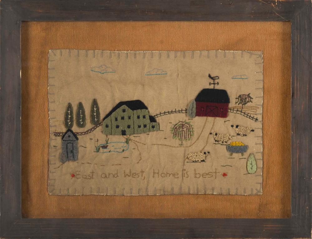 FOLK ART NEEDLEWORK EAST AND WEST  2f10c6