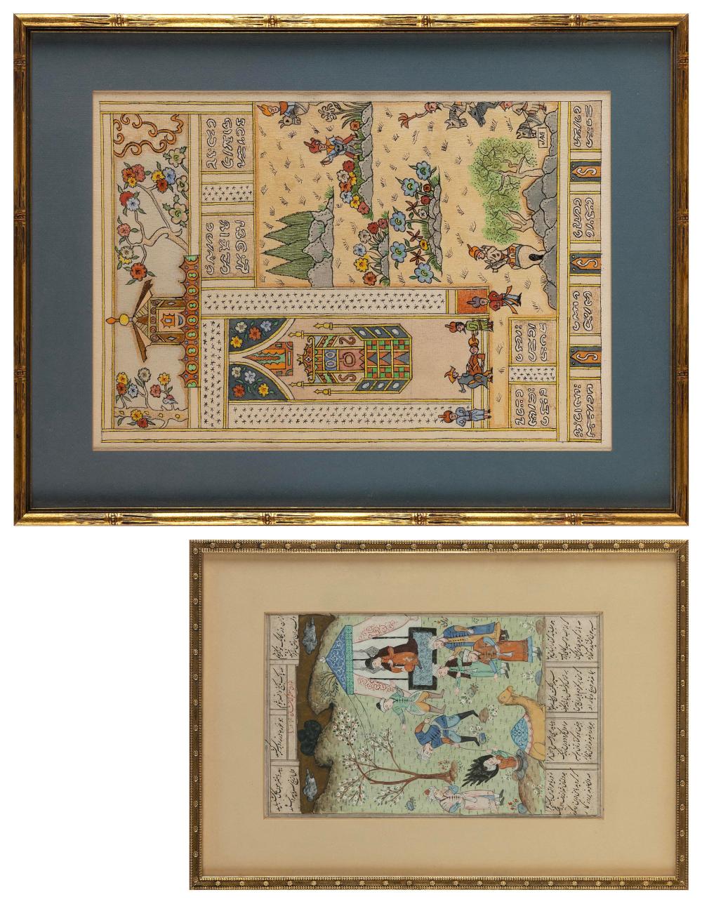 TWO INDO PERSIAN WORKS LATE 19TH 20TH 2f10f8