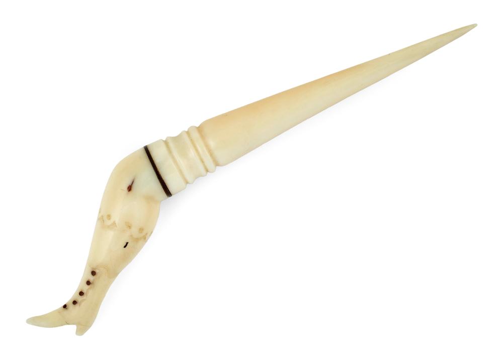  NAUGHTY NELLIE CARVED WHALE IVORY 2f1234