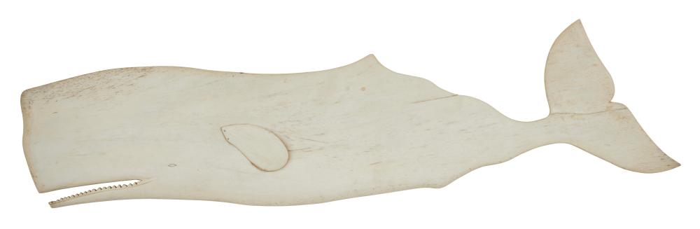 CARVED WHALEBONE SPERM WHALE PLAQUE