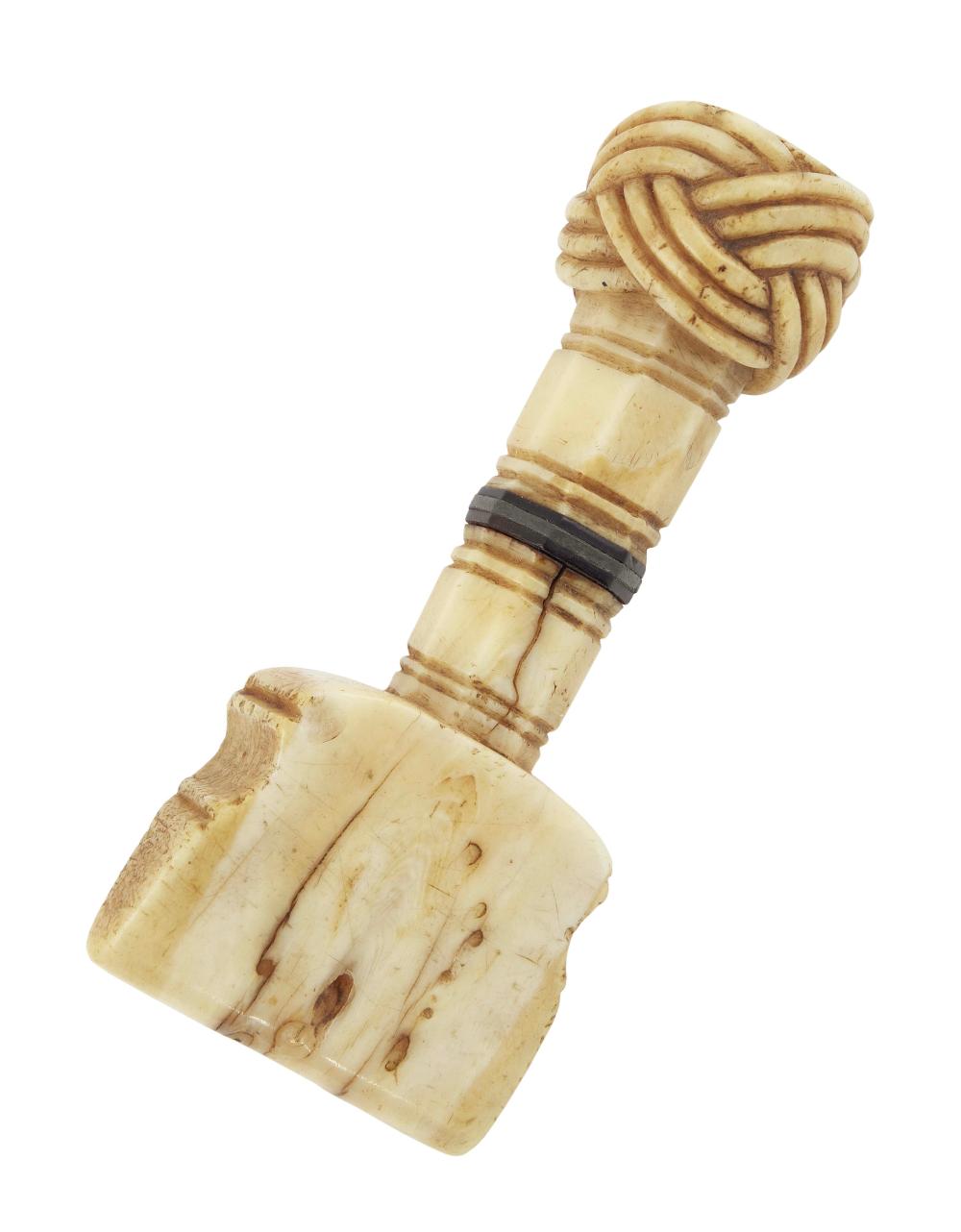 EXCEPTIONAL WALRUS AND WHALE IVORY 2f128a