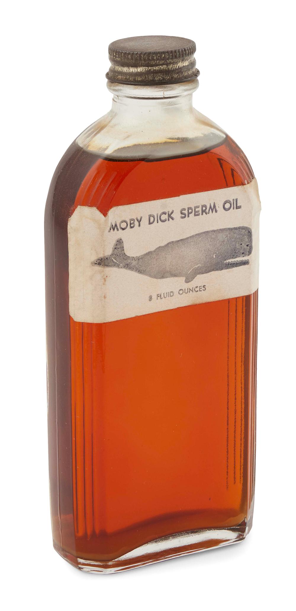 RARE BOTTLE OF "MOBY DICK SPERM