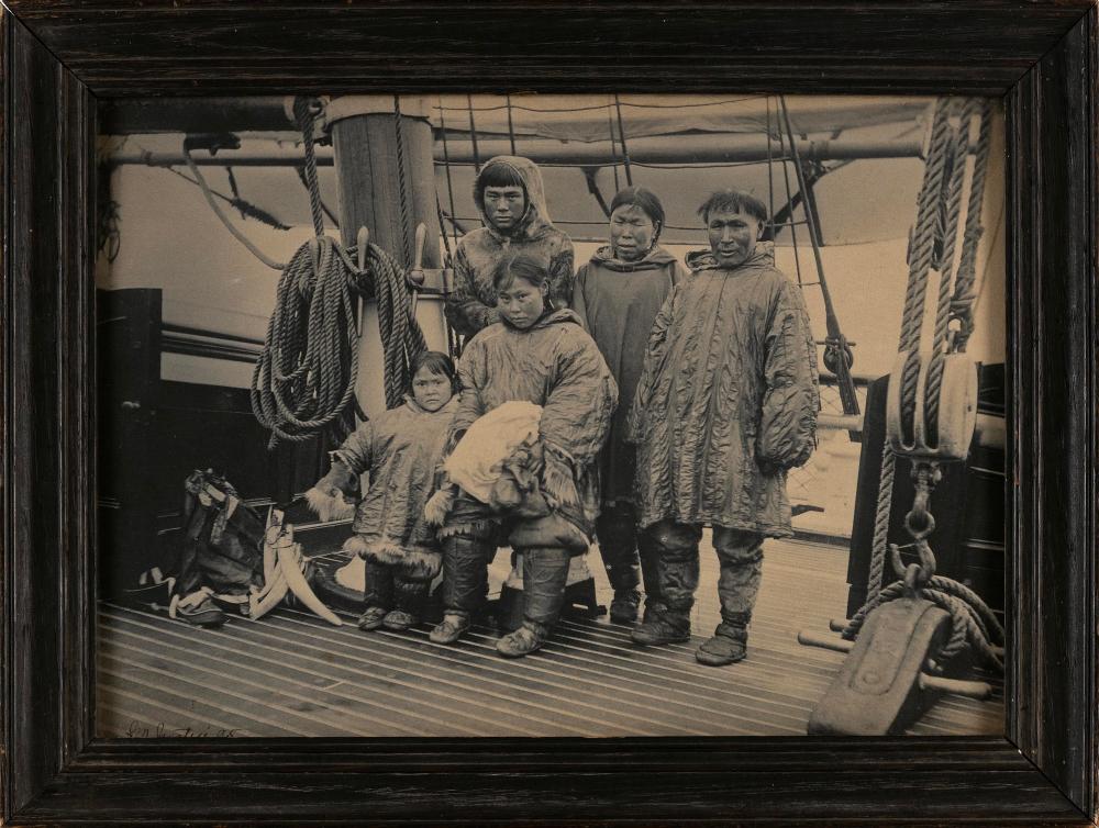 PHOTOGRAPH OF AN INUIT FAMILY TAKEN