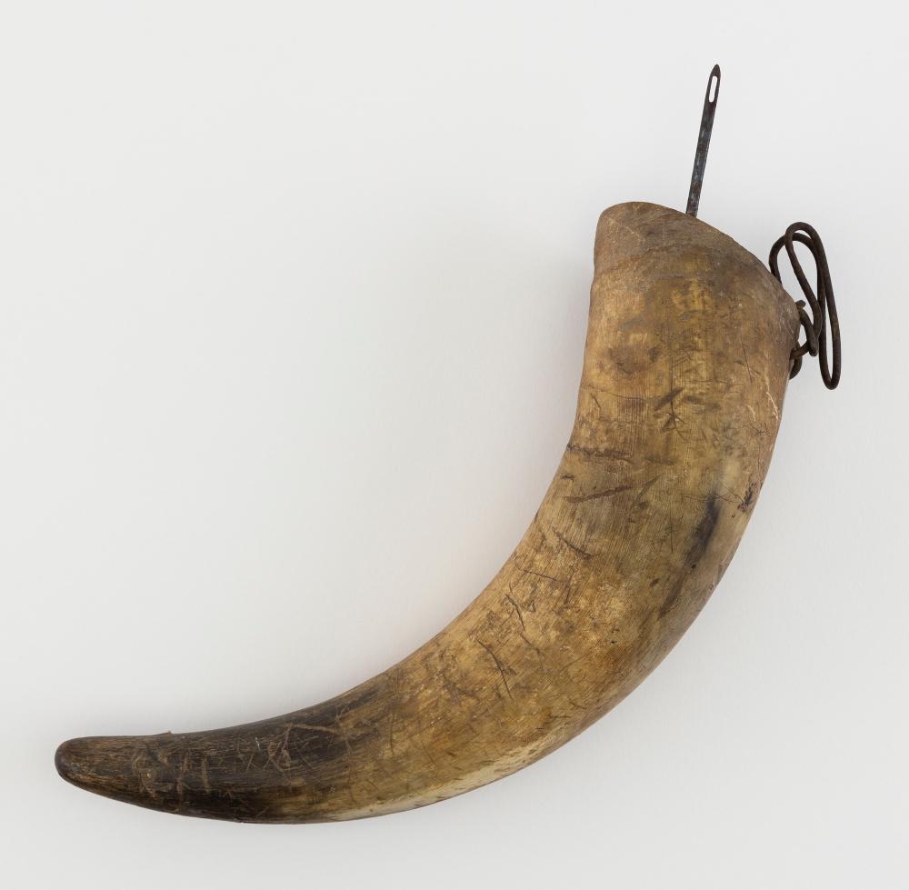 SAILMAKER’S STEER HORN 19TH CENTURY