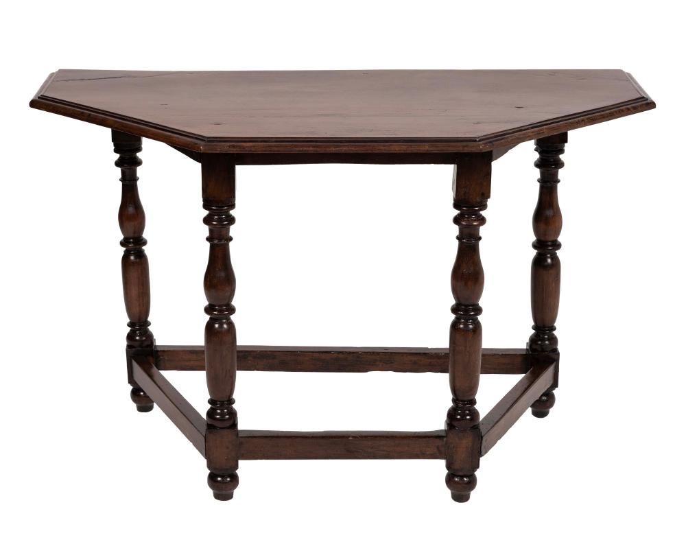 ITALIAN D SHAPED TABLE 19TH CENTURY 2f14b4