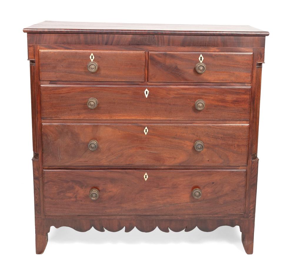 ENGLISH FIVE-DRAWER CHEST SECOND