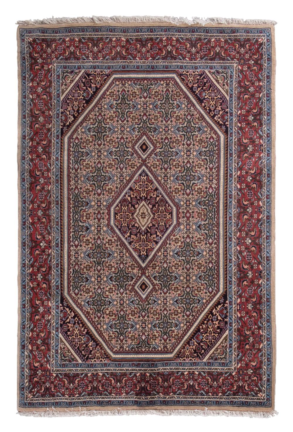 BIDJAR AREA RUG: 6’11” X 4’7”