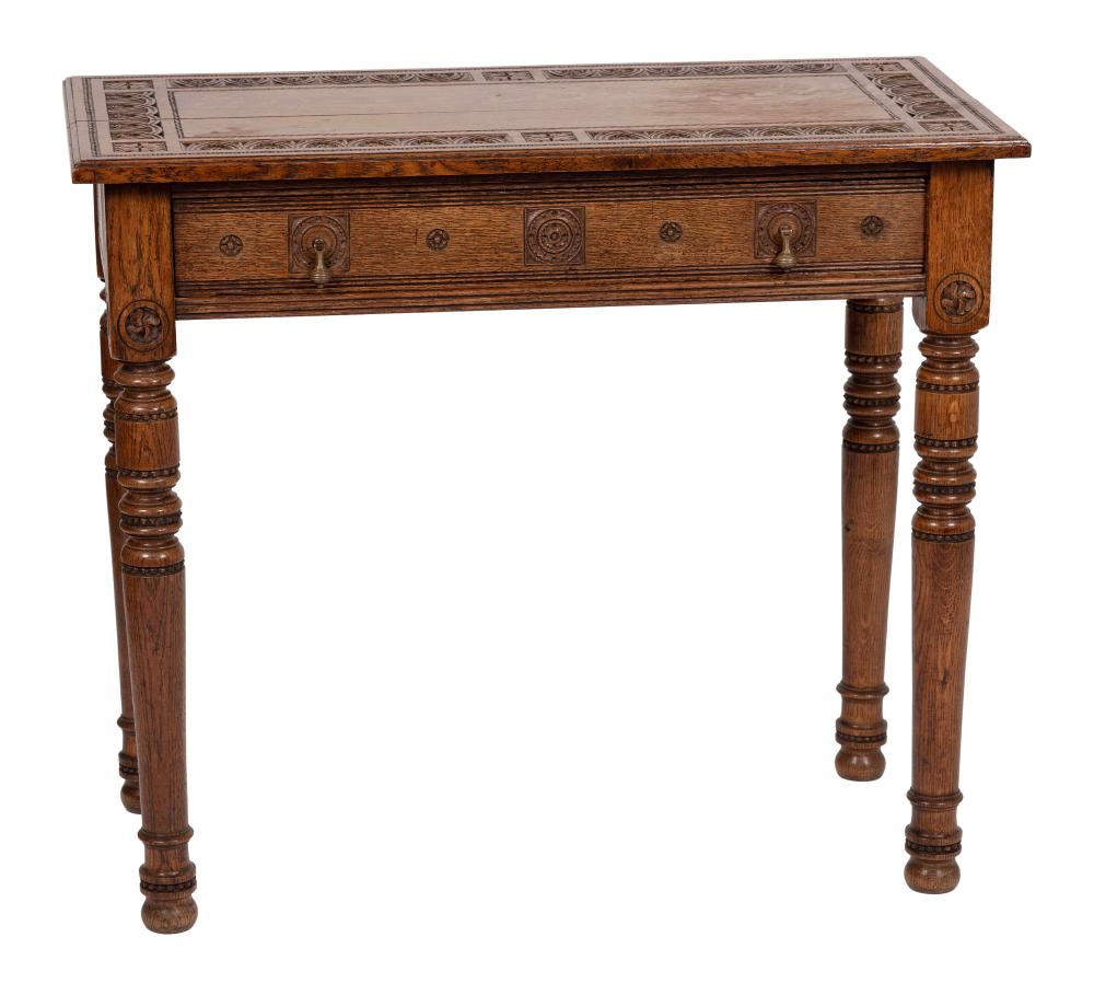 ARTS AND CRAFTS TABLE LATE 19TH 2f150e