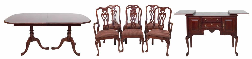 QUEEN ANNE-STYLE DINING SET 20TH
