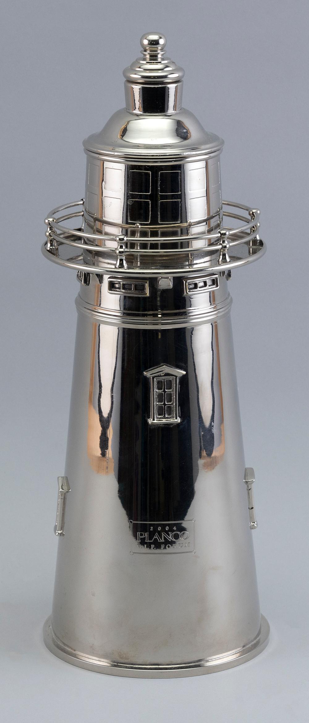 SILVER PLATED LIGHTHOUSE FORM COCKTAIL 2f155e