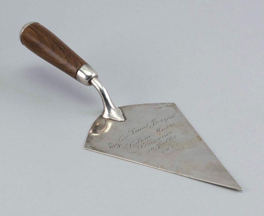 STERLING SILVER COMMEMORATIVE TROWEL