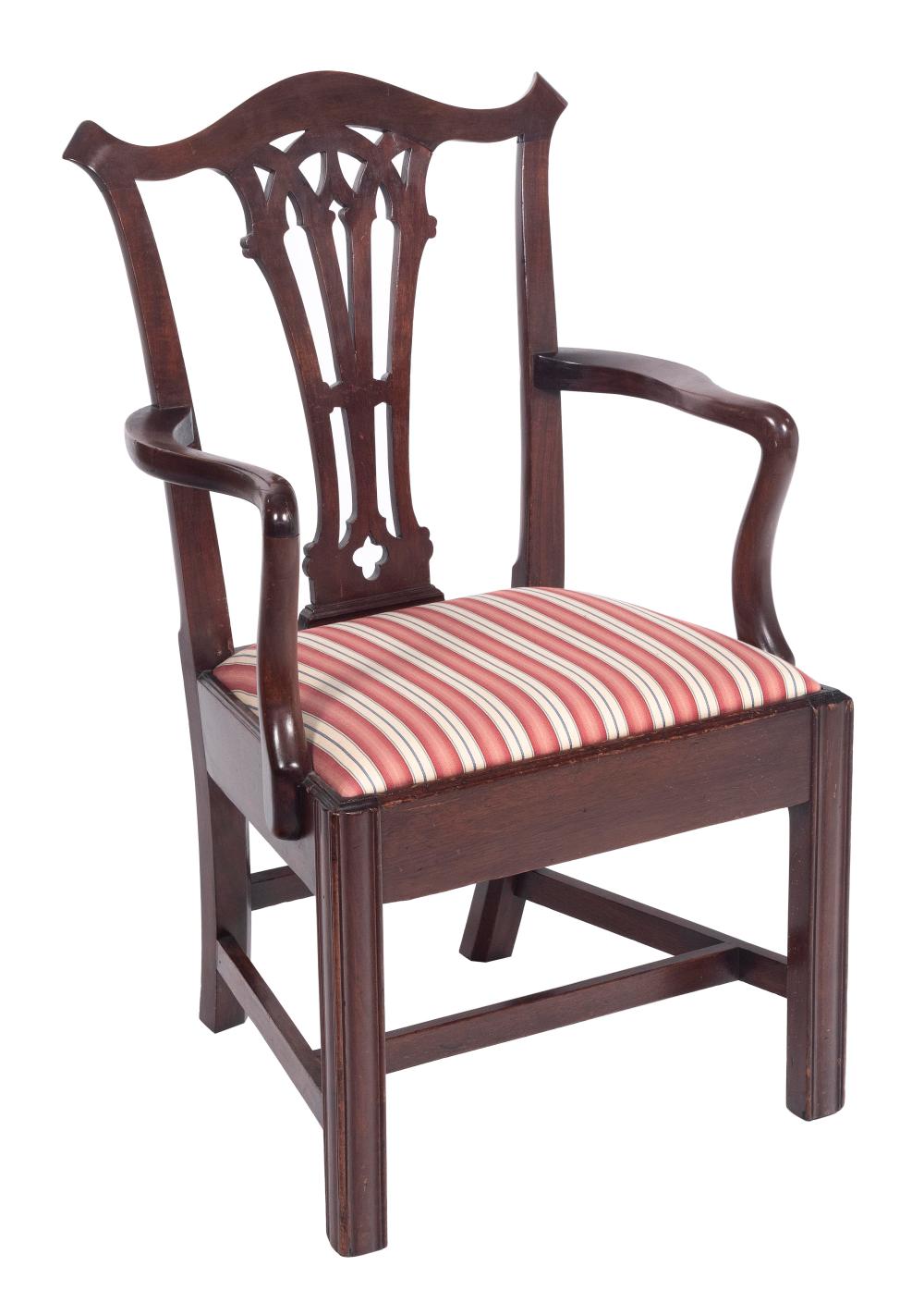 CHIPPENDALE ARMCHAIR PHILADELPHIA,