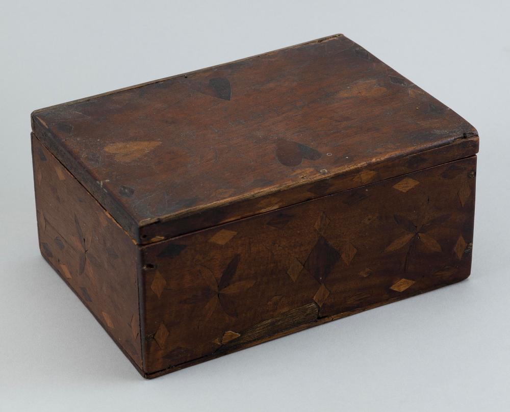 SAILOR-MADE WOODEN BOX 19TH CENTURY