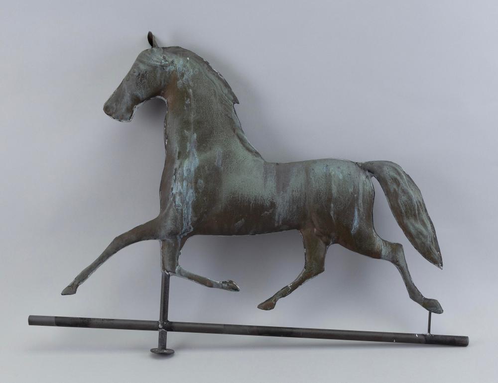 RUNNING HORSE-FORM COPPER WEATHER