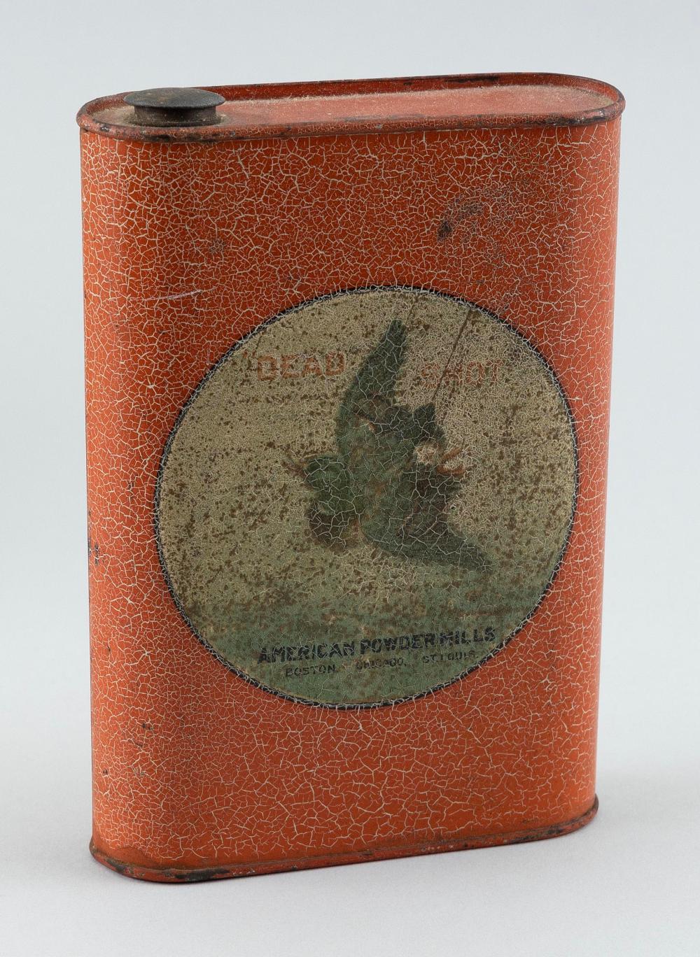 AMERICAN POWDER MILLS POWDER FLASK 19TH