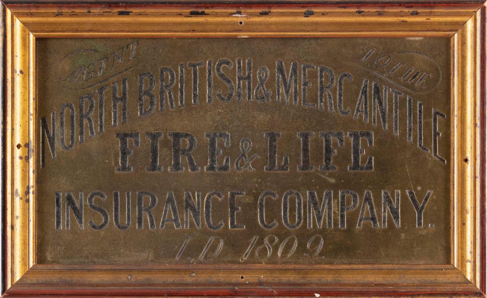 ADVERTISING SIGN NORTH BRITISH 2f1884