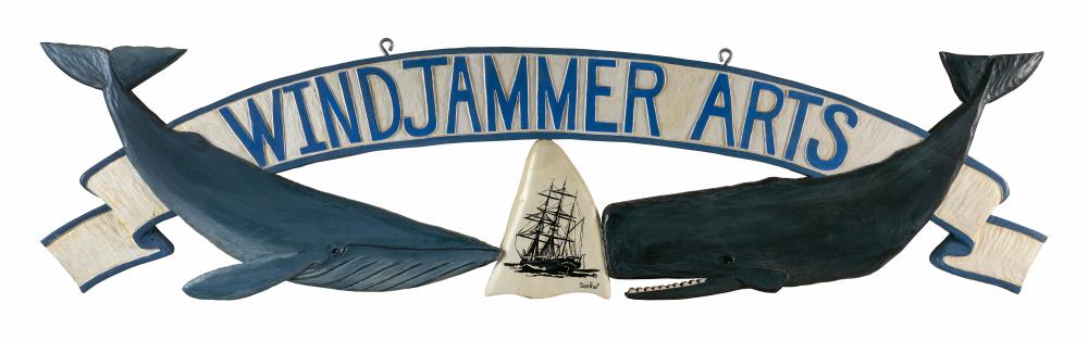 CONTEMPORARY TRADE SIGN "WINDJAMMER