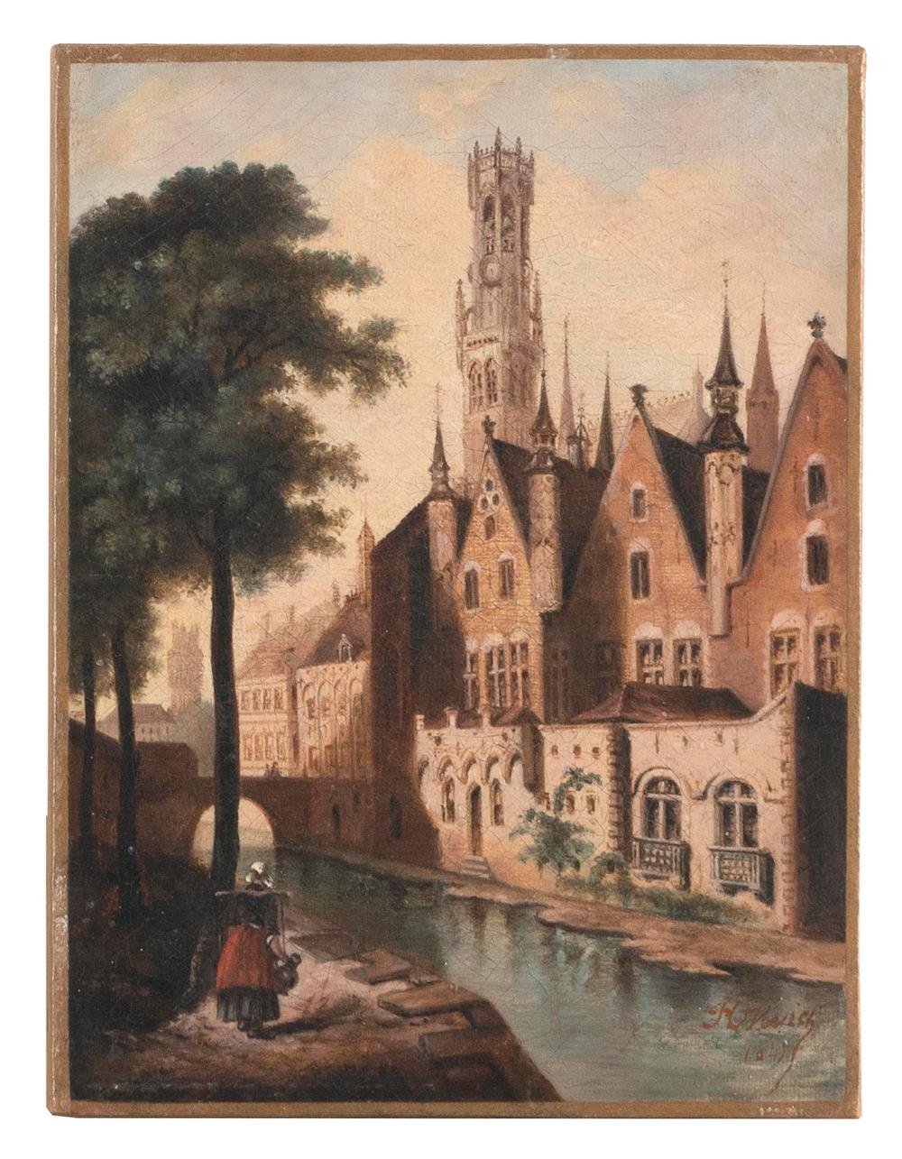 DUTCH SCHOOL 19TH CENTURY BRUGES 2f19df