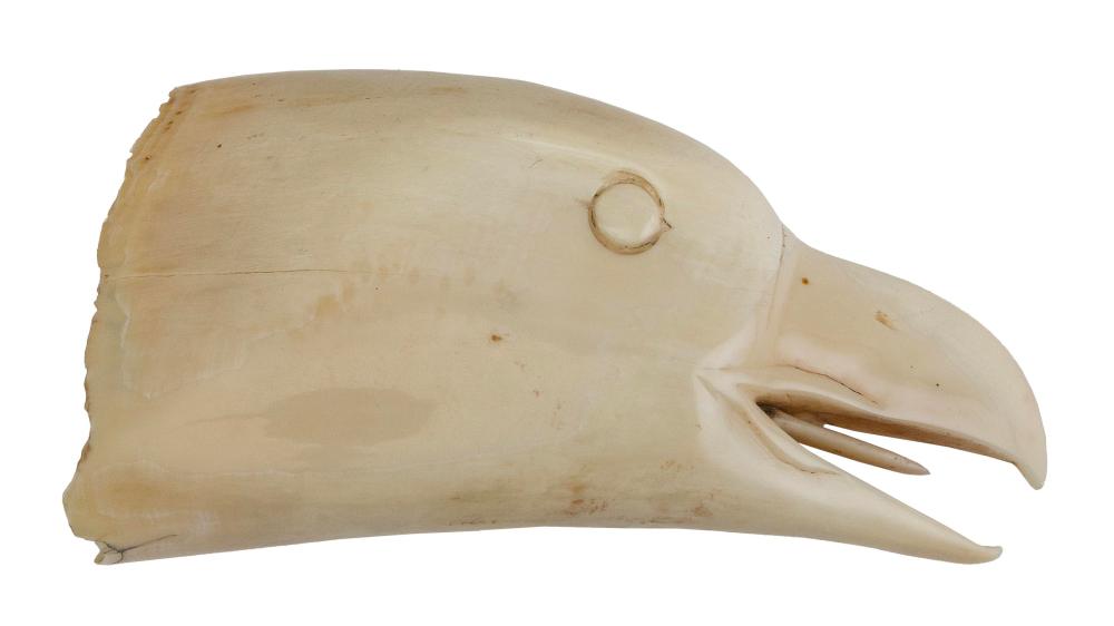 * WHALE'S TOOTH RELIEF-CARVED IN