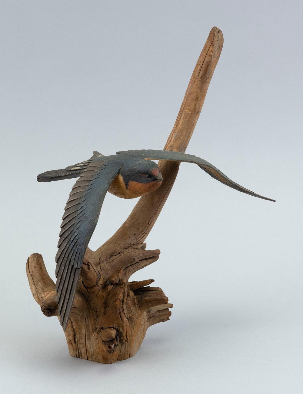 STAN SPARRE LIFE-SIZE SWALLOW MASSACHUSETTS,