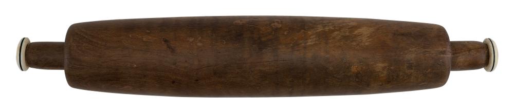 WALNUT ROLLING PIN 19TH CENTURY