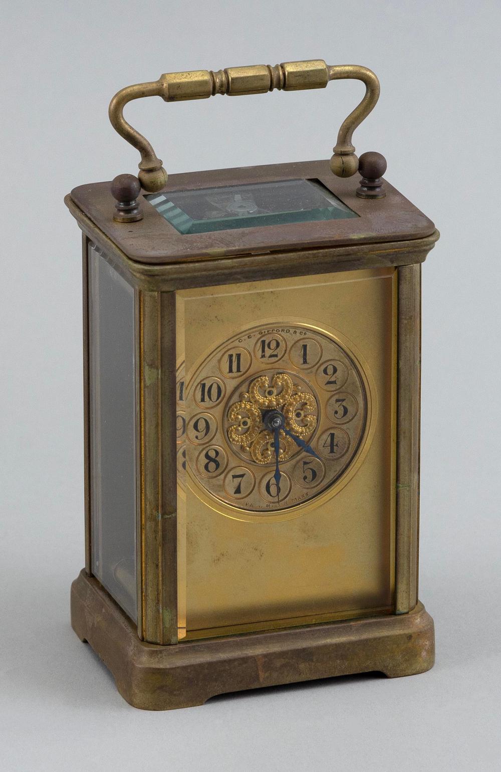 FRENCH-STYLE CARRIAGE CLOCK EARLY