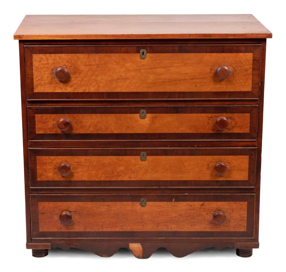 FOUR-DRAWER CHEST 19TH CENTURY