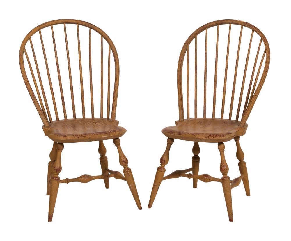 PAIR OF WARREN CHAIR WORKS BOWBACK 2f1c0c