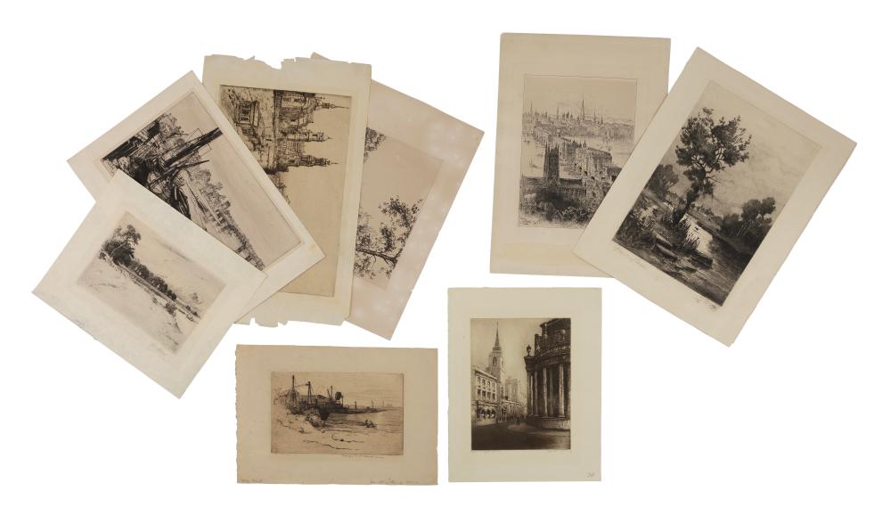 EIGHT ETCHINGS INCLUDING LAND  2f1c41