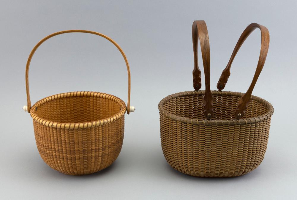 TWO NANTUCKET BASKETS CONTEMPORARY 2f1c8f