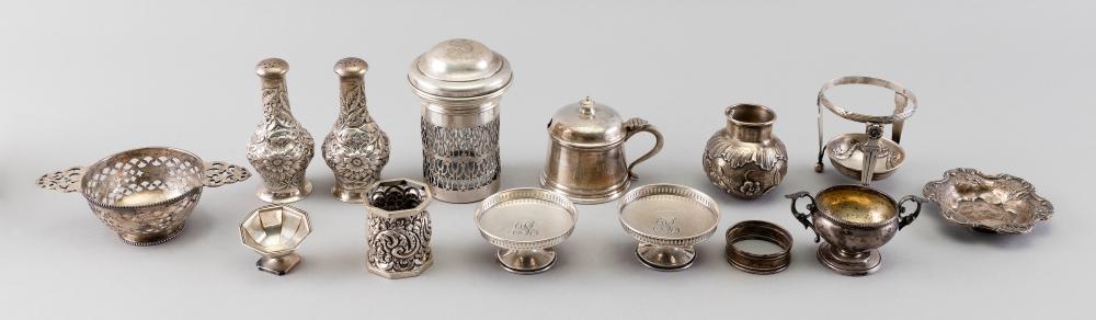 FOURTEEN PIECES OF SILVER 19TH 2f1cc2