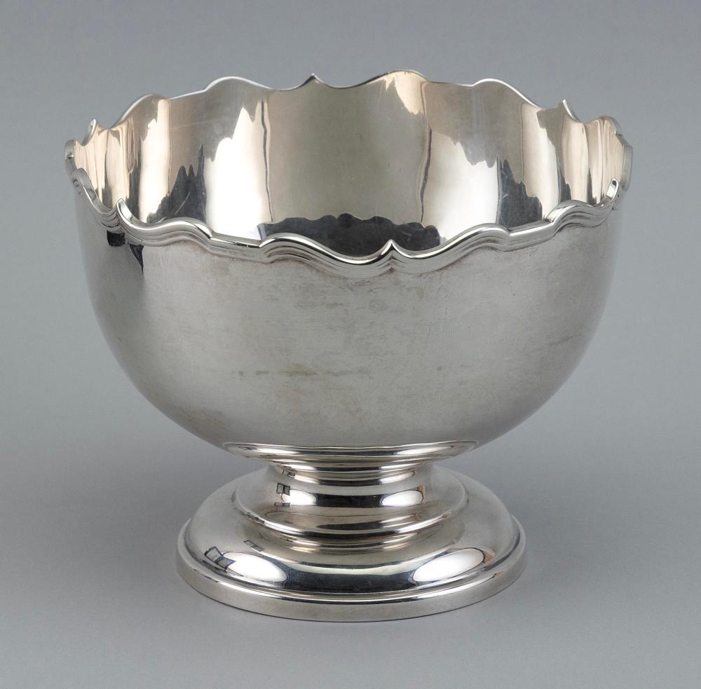 ENGLISH SILVER PEDESTAL BOWL DATED