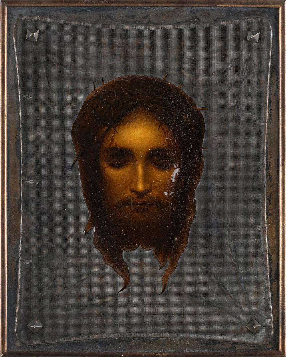 RUSSIAN ICON OF CHRIST 19TH CENTURY