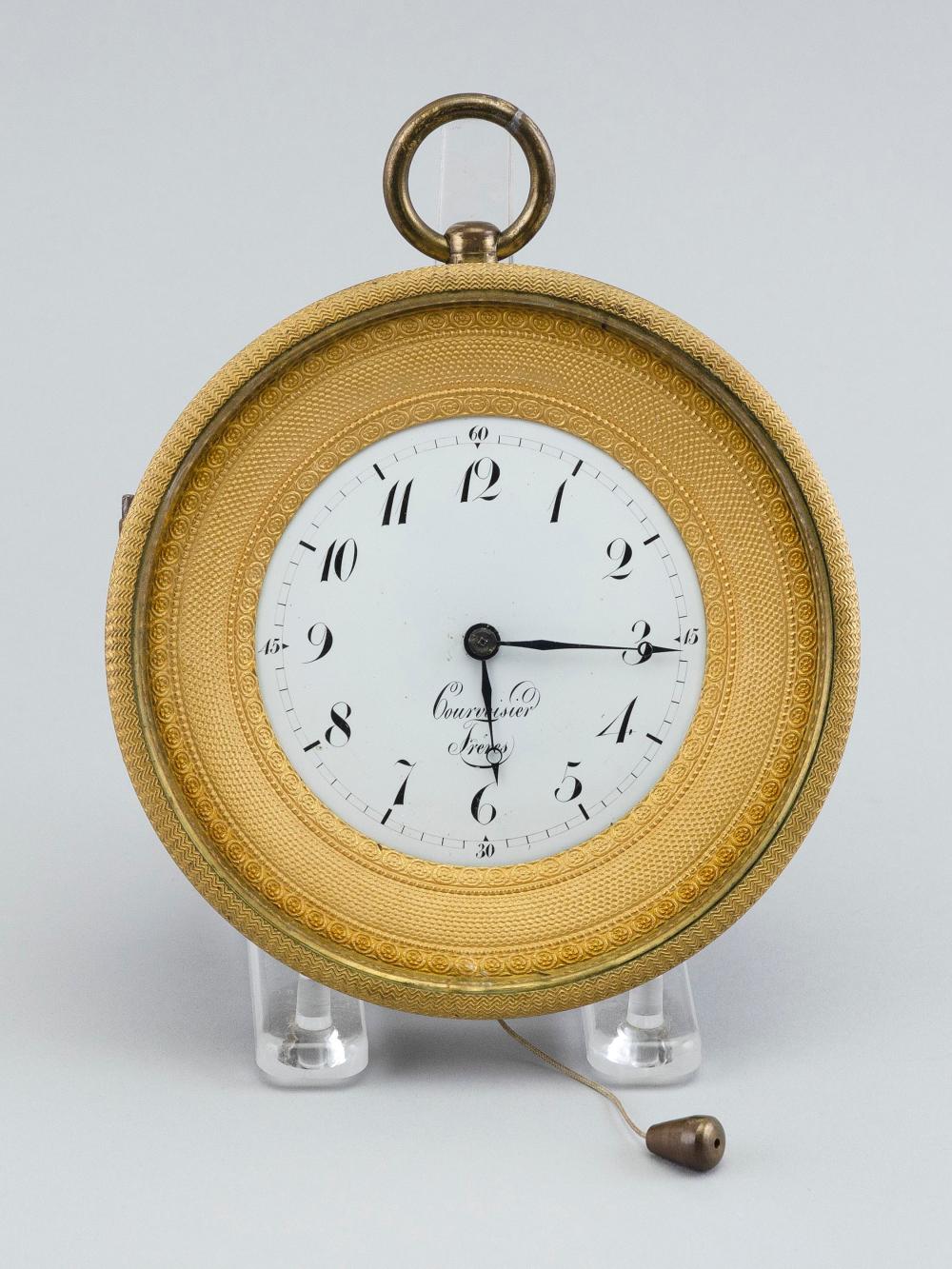 FRENCH HANGING WALL CLOCK 19TH