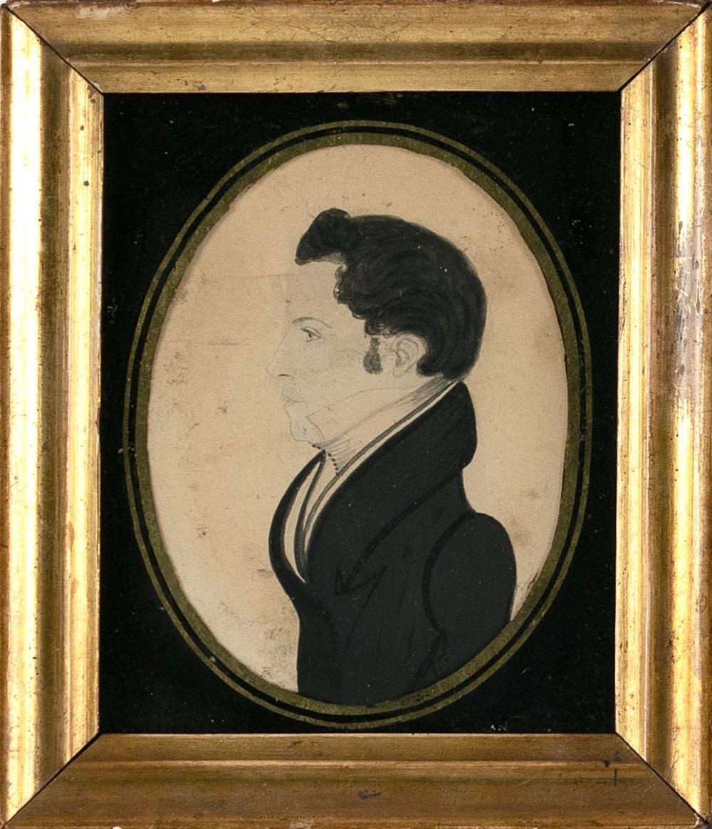 MINIATURE PORTRAIT OF A GENTLEMAN