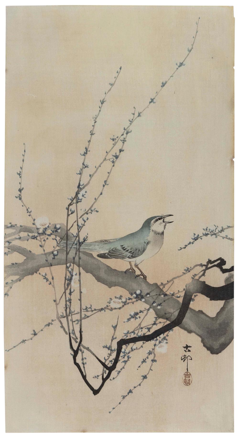 OHARA KOSON (JAPAN, 1877-1945), SONGBIRD