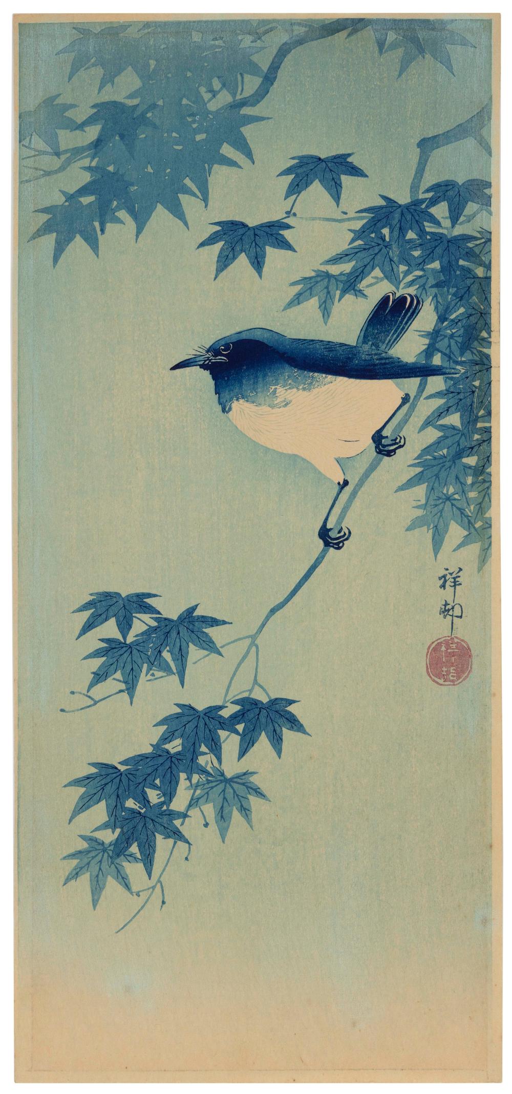 OHARA KOSON (JAPAN, 1877-1945), SONGBIRD