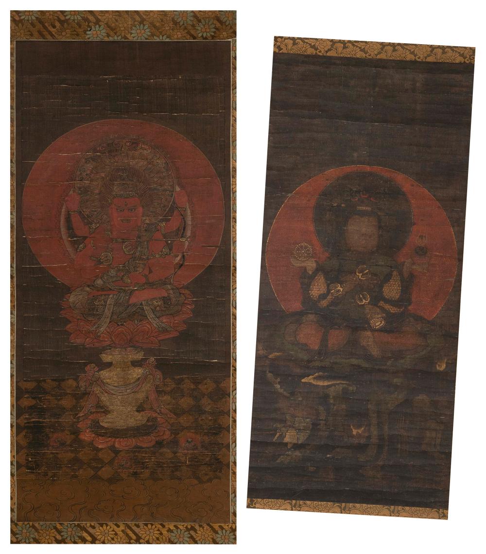 TWO CHINESE SCROLL PAINTINGS POSSIBLY 2f1ed6