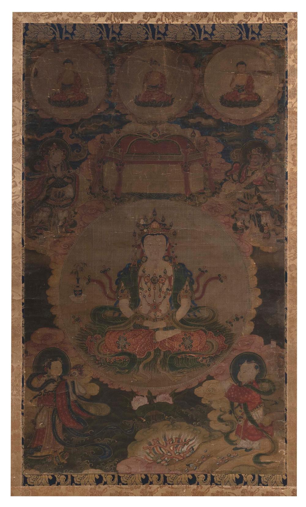 CHINESE SCROLL PAINTING 18TH CENTURY