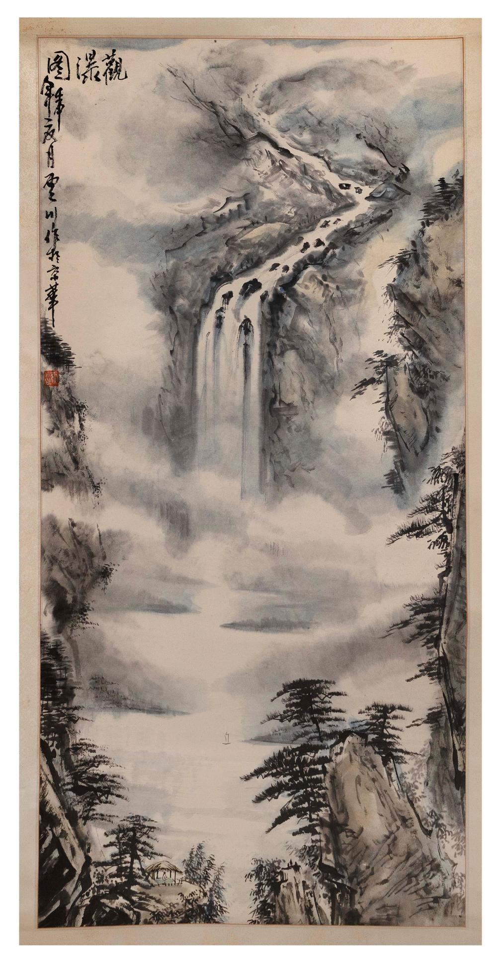 CHINESE SCROLL PAINTING 20TH CENTURY 2f1ed3