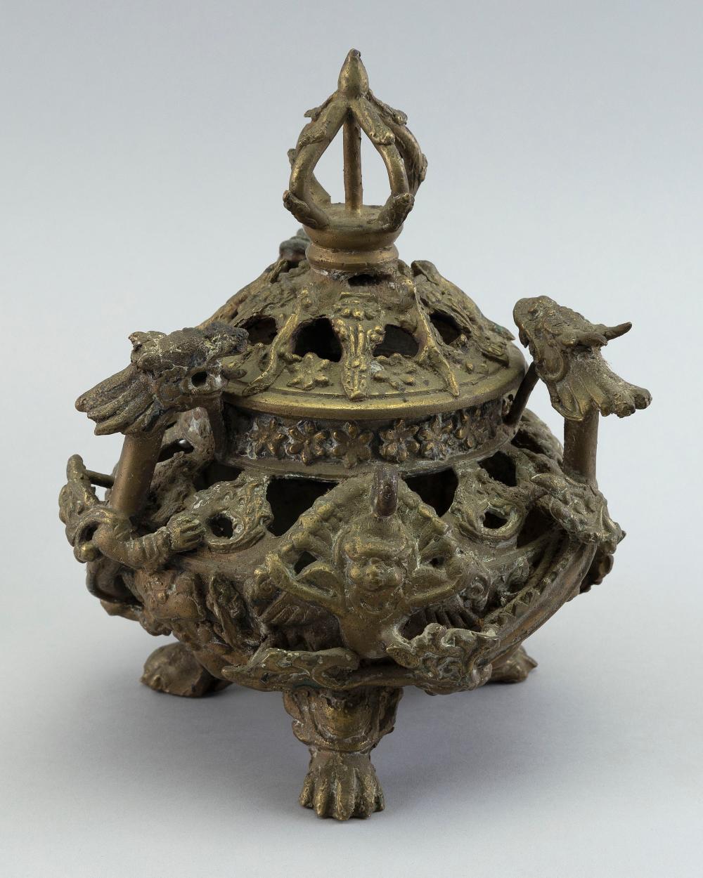 CHINESE BRONZE CENSER EARLY 20TH 2f1f6e