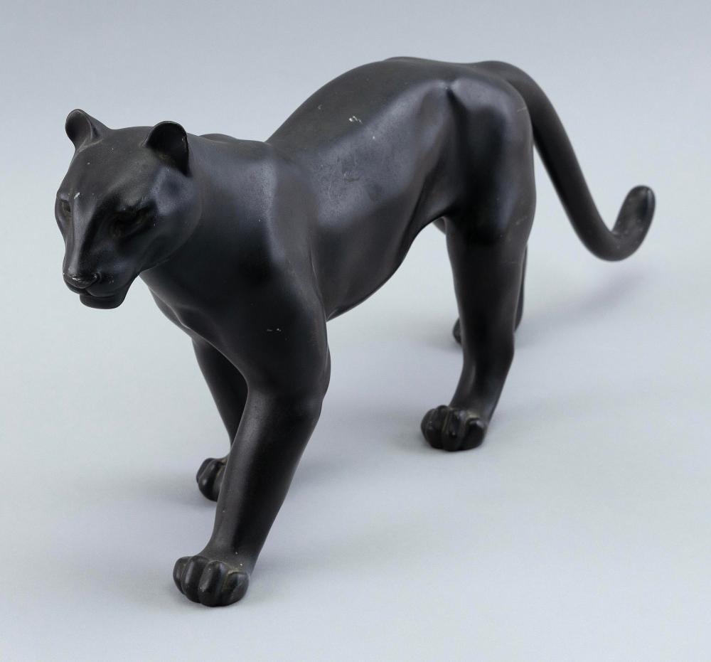 JAPANESE BRONZE PANTHER MID-20TH
